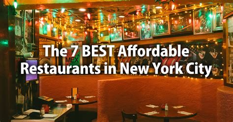 best restaurants in nyc that are affordable